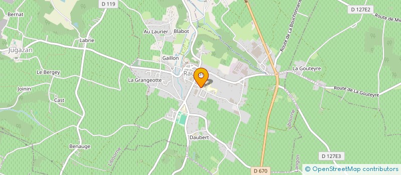 localisation de l'entreprise MADAME ELISE ROCHER  RAUZAN