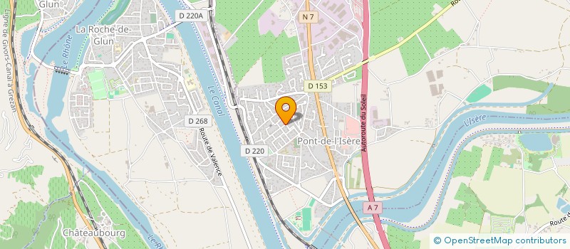 localisation de l'entreprise MADAME ELISE RODIA  PONT-DE-L'ISERE