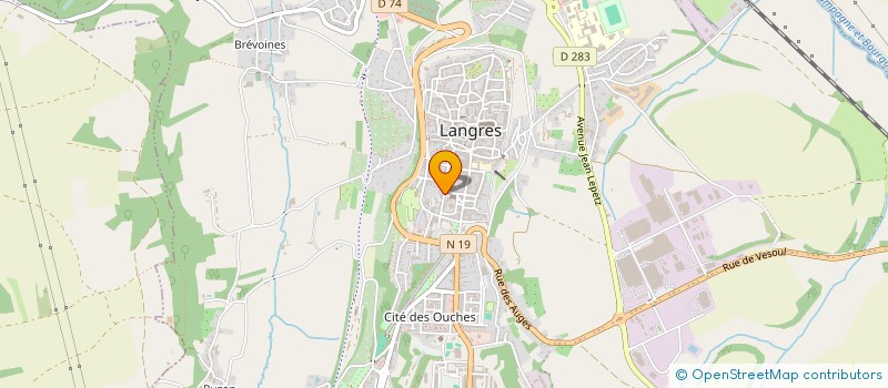 localisation de l'entreprise MADAME ELISE RODRIGUEZ à LANGRES