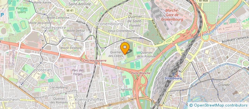 localisation de l'entreprise MADAME ELISE ROGNAND  STRASBOURG