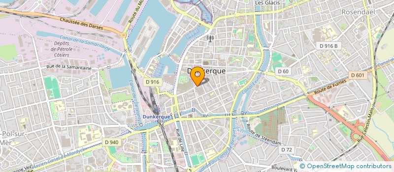 localisation de l'entreprise MADAME ELISE ROHART à DUNKERQUE