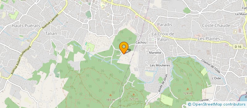 localisation de l'entreprise MADAME ELISE ROUX à SIX-FOURS-LES-PLAGES