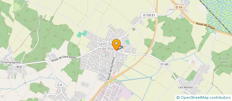 localisation de l'entreprise MADAME ELISE ROUX  SAINT-SULPICE-DE-ROYAN