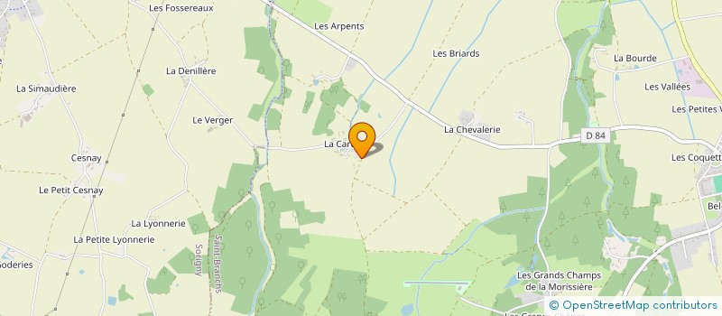 localisation de l'entreprise MADAME ELISE ROY à SAINT-BRANCHS