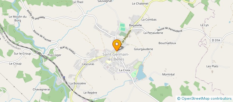 localisation de l'entreprise MADAME ELISE ROY à MEUZAC