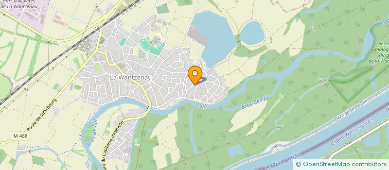 localisation de l'entreprise MADAME ELISE RUDOLF  LA WANTZENAU