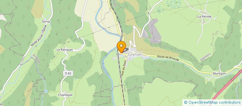 localisation de l'entreprise MADAME ELISE SABATIER  GRENIER-MONTGON