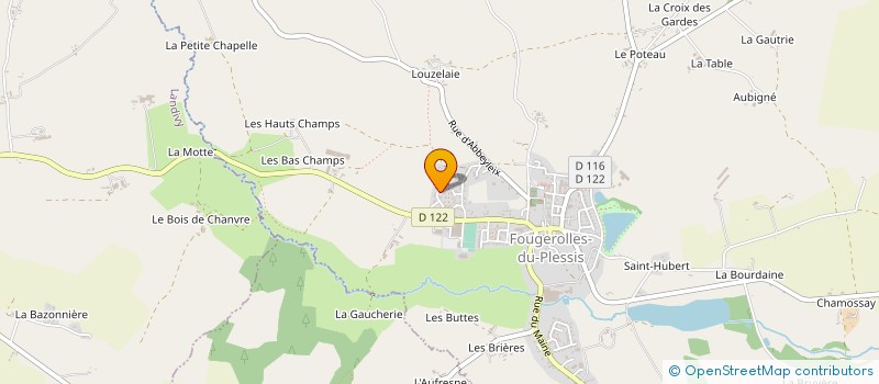 localisation de l'entreprise MADAME ELISE SAMSON  FOUGEROLLES-DU-PLESSIS