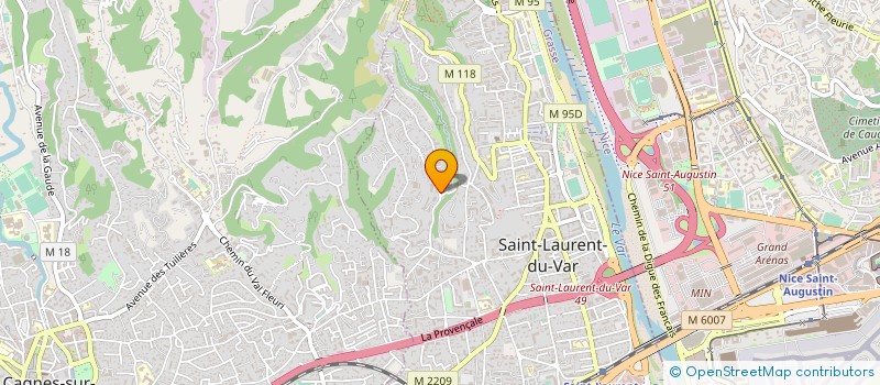localisation de l'entreprise MADAME ELISE SANCHEZ à SAINT-LAURENT-DU-VAR