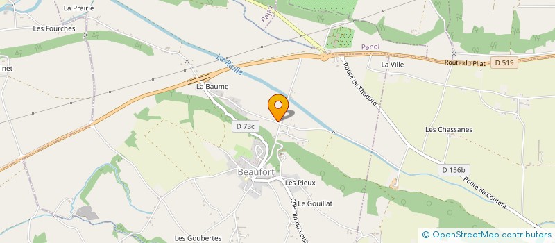 localisation de l'entreprise MADAME ELISE SANTAMARIA  BEAUFORT