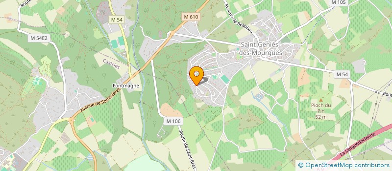 localisation de l'entreprise MADAME ELISE SAVARIT à SAINT-GENIES-DES-MOURGUES