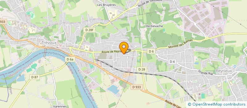 localisation de l'entreprise MADAME ELISE SCHMERBER à REYRIEUX