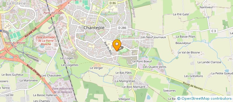 localisation de l'entreprise MADAME ELISE SCHUHMACHER à CHANTEPIE