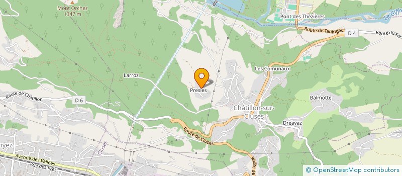 localisation de l'entreprise MADAME ELISE SCHULER  CHATILLON-SUR-CLUSES