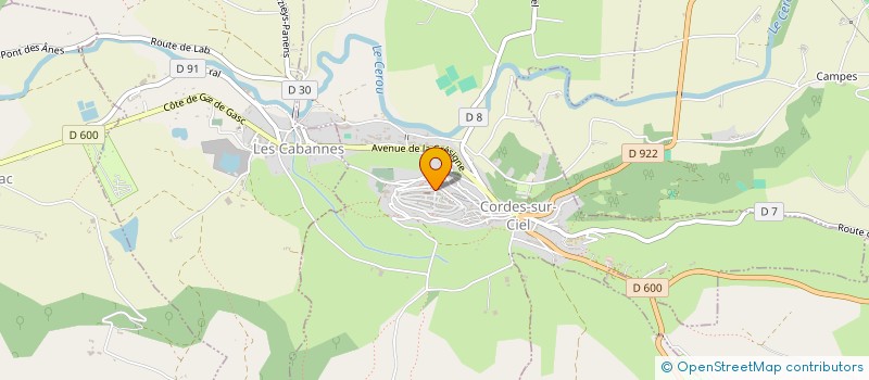 localisation de l'entreprise MADAME ELISE SCHULLER  CORDES-SUR-CIEL