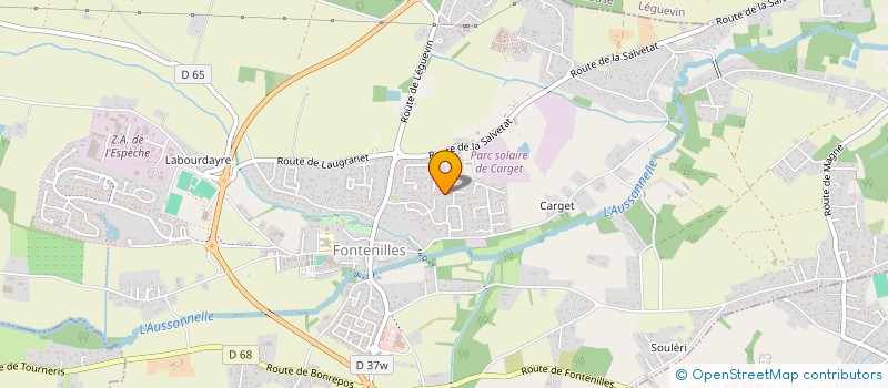 localisation de l'entreprise MADAME ELISE SEMMARTIN  FONTENILLES