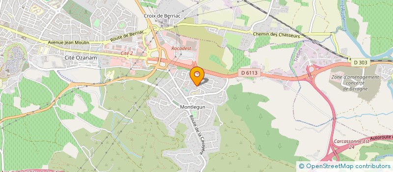 localisation de l'entreprise MADAME ELISE SERRES  CARCASSONNE