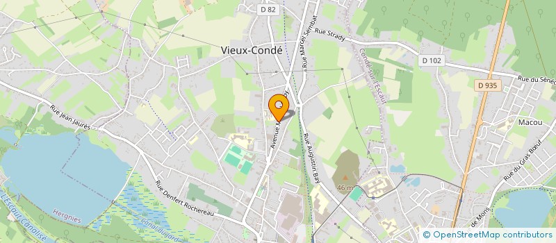 localisation de l'entreprise MADAME ELISE STEFFE  VIEUX-CONDE