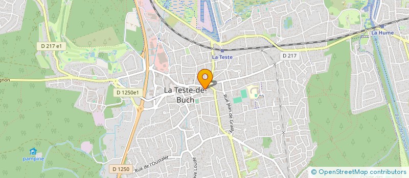 localisation de l'entreprise MADAME ELISE TATINCLAUX à LA TESTE-DE-BUCH