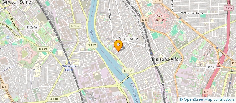 localisation de l'entreprise MADAME ELISE TEMAL  ALFORTVILLE