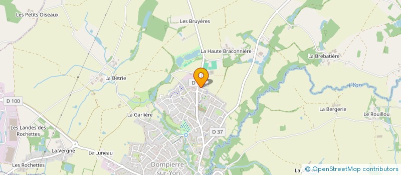 localisation de l'entreprise MADAME ELISE TERRIEN  DOMPIERRE-SUR-YON