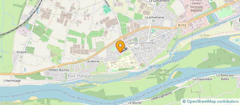 localisation de l'entreprise MADAME ELISE THAUMOUX  SAINTE-GEMMES-SUR-LOIRE