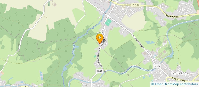 localisation de l'entreprise MADAME ELISE THIERY  UXEGNEY