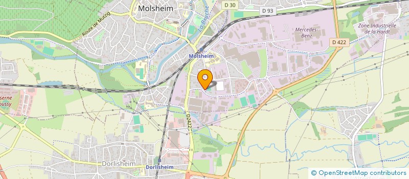 localisation de l'entreprise MADAME ELISE THOMAS  STRASBOURG