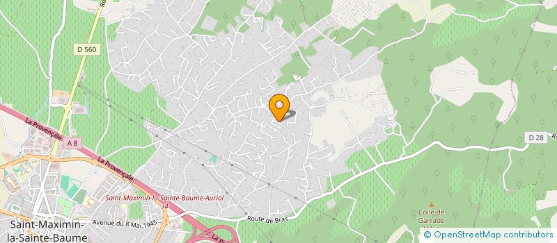 localisation de l'entreprise MADAME ELISE THOMAS  SAINT-MAXIMIN-LA-SAINTE-BAUME