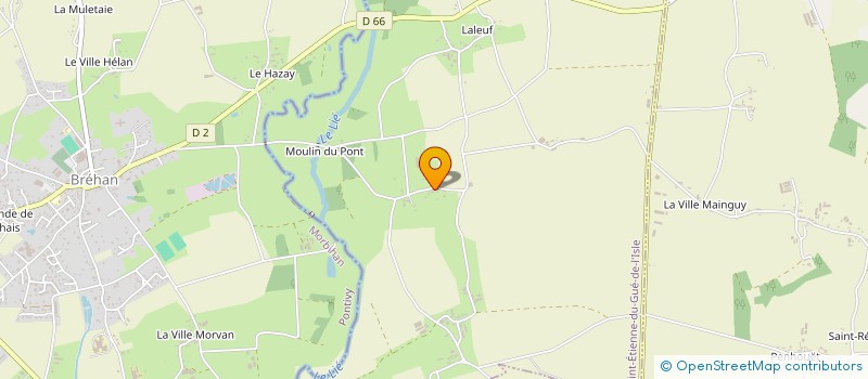 localisation de l'entreprise MADAME ELISE THOMASSIN  SAINT-ETIENNE-DU-GUE-DE-L'ISLE