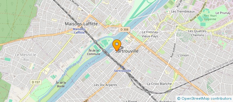 localisation de l'entreprise MADAME ELISE TIAN  SARTROUVILLE