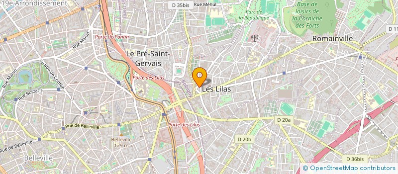 localisation de l'entreprise MADAME ELISE TOLIANKER à LES LILAS