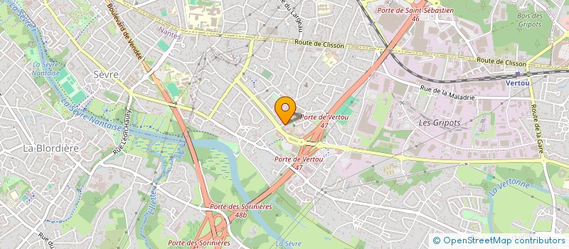 localisation de l'entreprise MADAME ELISE TOUR  VERTOU