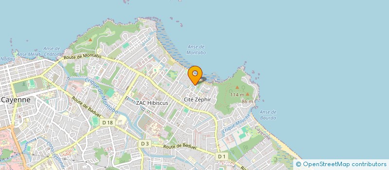 localisation de l'entreprise MADAME ELISE TREGUER  CAYENNE