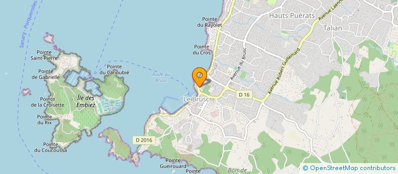 localisation de l'entreprise MADAME ELISE TURLETTI à SIX-FOURS-LES-PLAGES