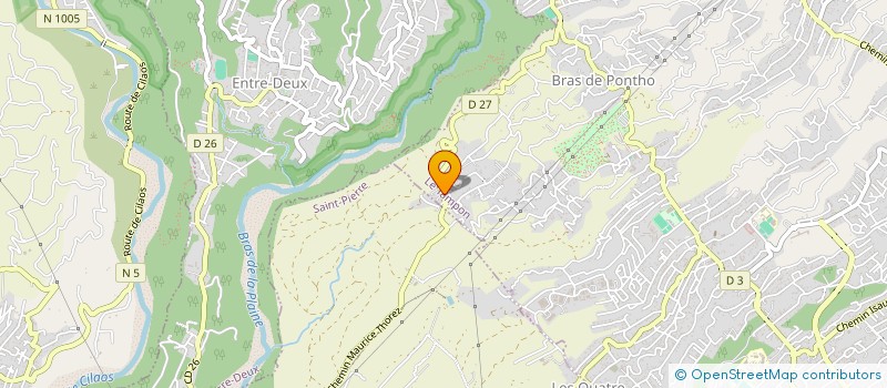 localisation de l'entreprise MADAME ELISE TURPIN  LE TAMPON