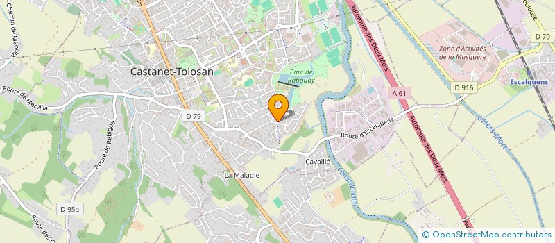 localisation de l'entreprise MADAME ELISE VALLAT à CASTANET-TOLOSAN