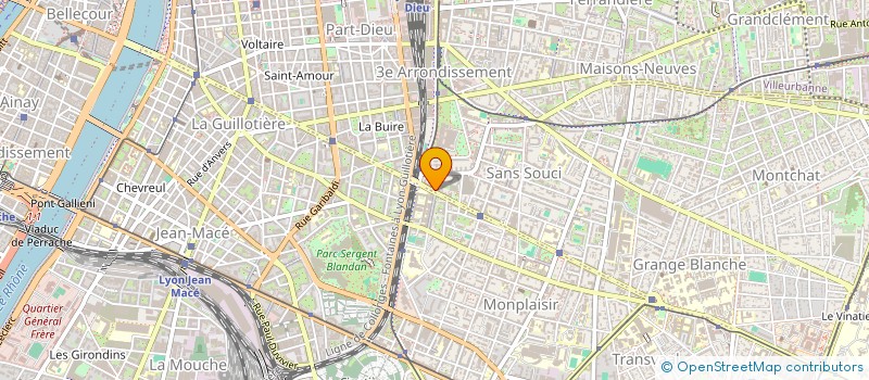 localisation de l'entreprise MADAME ELISE VALLIER  LYON