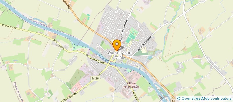 localisation de l'entreprise MADAME ELISE VANDAELE  DEULEMONT