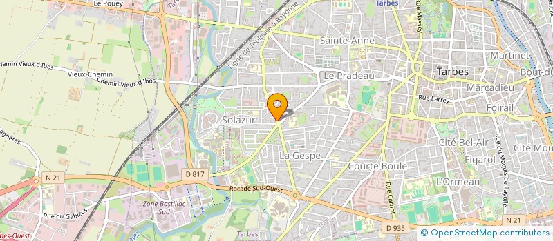 localisation de l'entreprise MADAME ELISE VATIN  TARBES