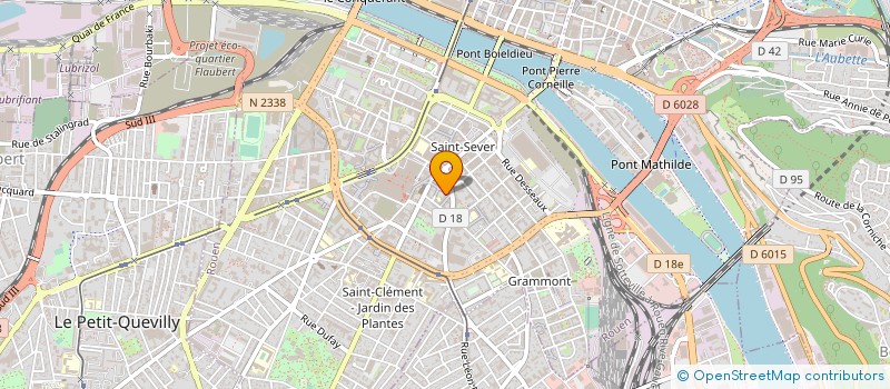 localisation de l'entreprise MADAME ELISE VERCHER  ROUEN