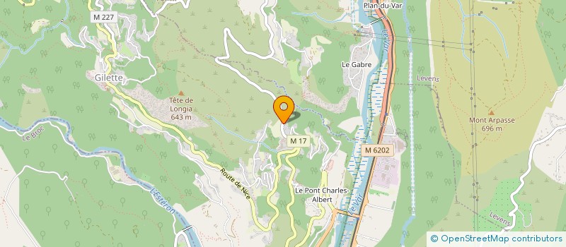 localisation de l'entreprise MADAME ELISE VERGARI  GILETTE