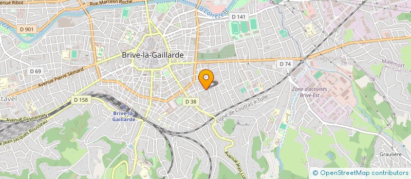 localisation de l'entreprise MADAME ELISE VERLIAC  BRIVE-LA-GAILLARDE