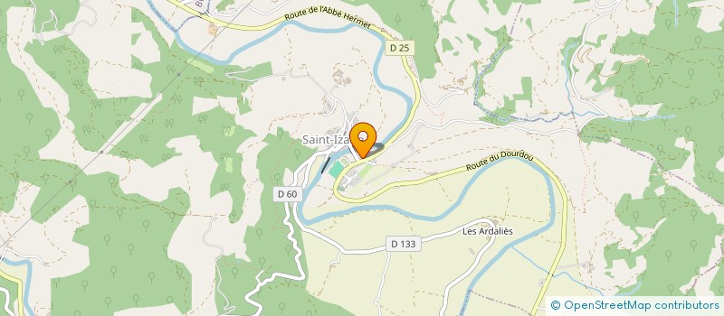 localisation de l'entreprise MADAME ELISE VERNHET  SAINT-IZAIRE