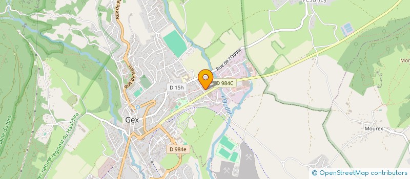 localisation de l'entreprise MADAME ELISE VERNIER  GEX