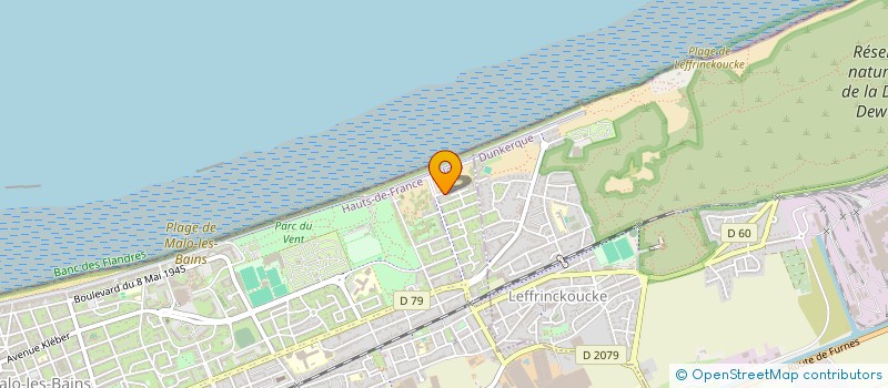 localisation de l'entreprise MADAME ELISE VERVOORT à DUNKERQUE