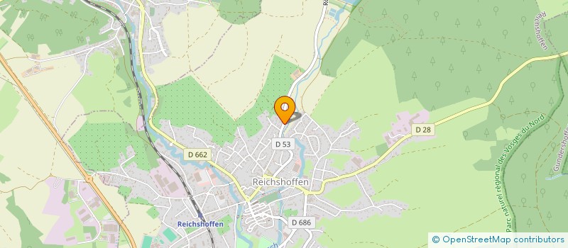 localisation de l'entreprise MADAME ELISE VIAL  REICHSHOFFEN