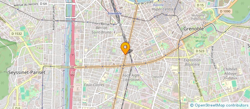 localisation de l'entreprise MADAME ELISE VIDAL à GRENOBLE