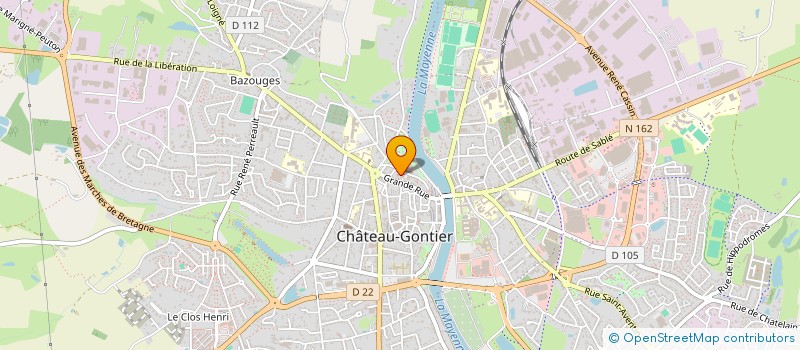 localisation de l'entreprise MADAME ELISE VIPREY à CHATEAU-GONTIER-SUR-MAYENNE