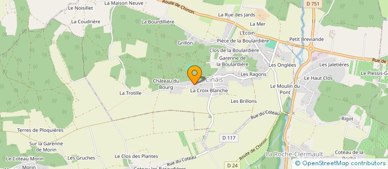 localisation de l'entreprise MADAME ELISE VITASSE à CINAIS